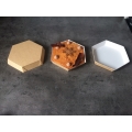 Moule cuisson hexagonal : 125 x 25 mm